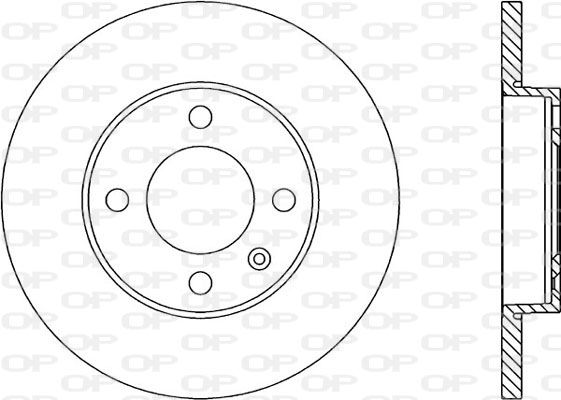 OPEN PARTS Bremžu diski BDA1574.10